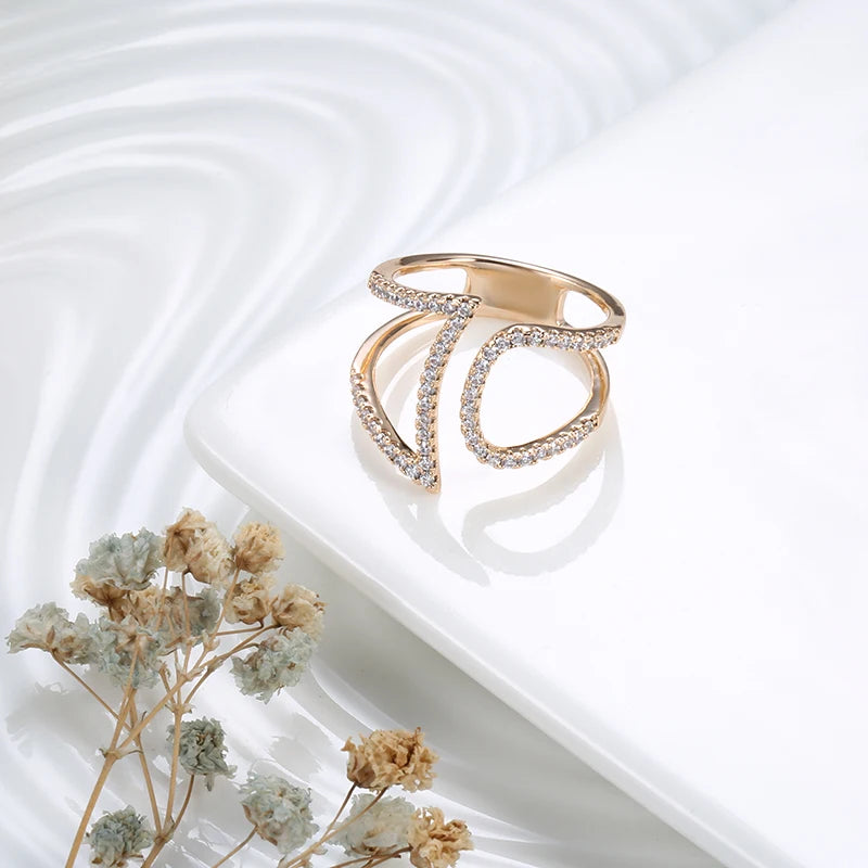 Major Flare Party Ring - Rose Gold Plated Major Flare Party Ring - Rose Gold Plated